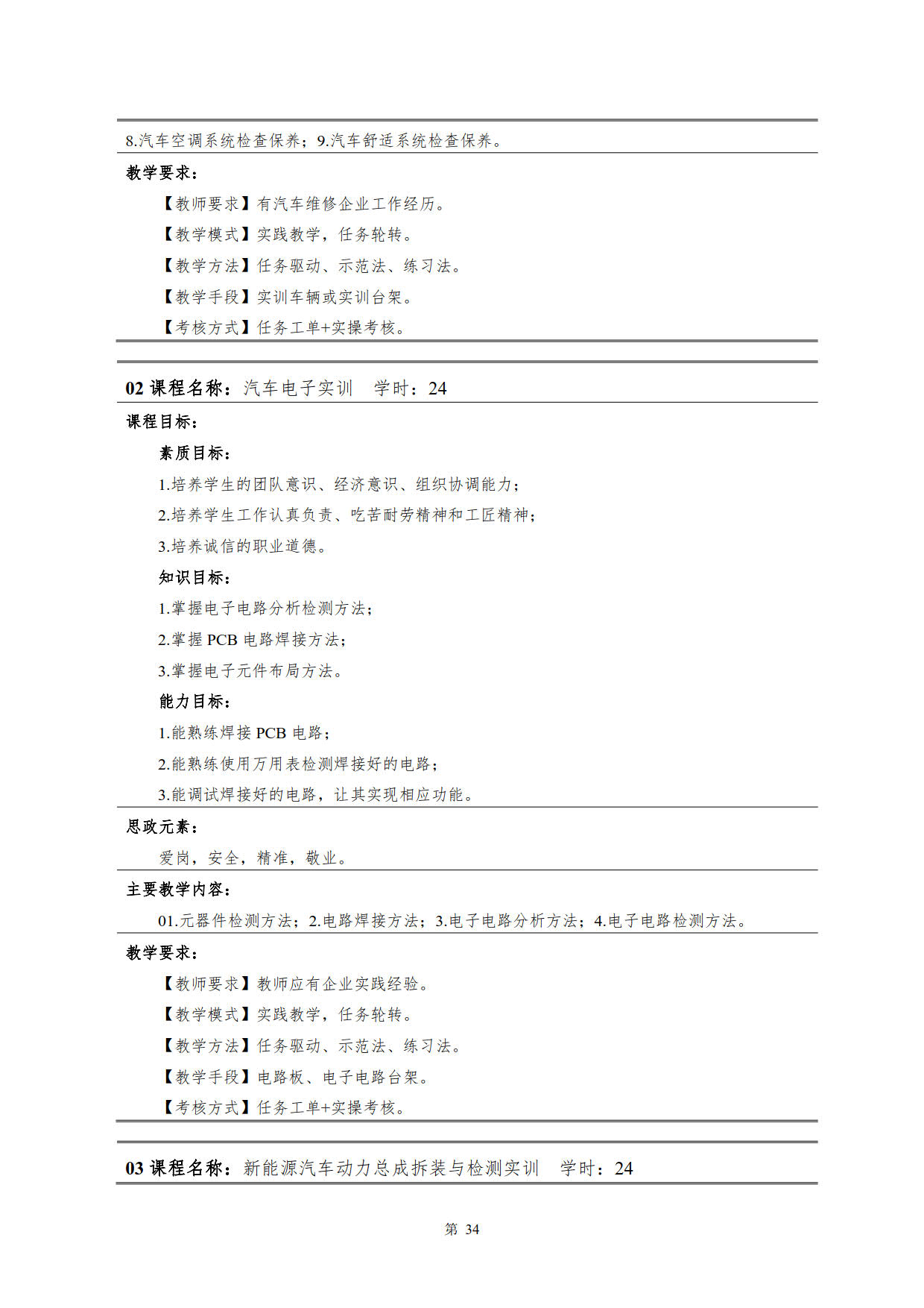 304永利集团官网入口2022级新能源汽车技术专业人才培养方案(V5)_36.jpg